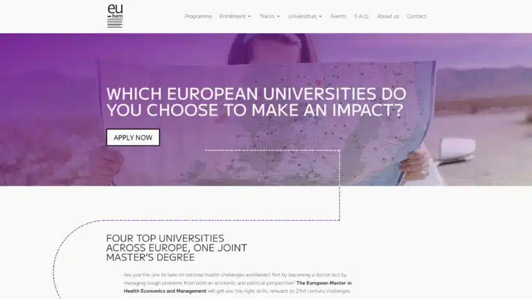 Eu-HEM: website en vormgeving